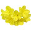 Winterworm fiori di Plumeria artificiali in lattice dall'aspetto realistico 10 steli color avorio bouquet di fiori in lattice da sposa per feste nuziali festival decorazioni bouquet Giallo