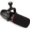 Focusrite DM14v Microfono Dinamico per Broadcast e Podcast, Scudo Antivento Integrato e Supporto Ammortizzatore, Cavo XLR Incluso, Nero