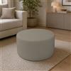 Talamo Italia - Pouf Abanera, Poltrona multiuso, Poltroncina sacco, Pouf poggiapiedi, Made in Italy, 79x79 h42 cm, Tortora