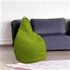 Talamo Italia Pouf Abdog, Poltrona Multiuso, Poltroncina Sacco, Pouf poggiapiedi, Made in Italy, 90x90 h120 cm, Giallo