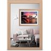 Rahmengalerie24 Cornice portafoto in legno di faggio, 50 x 90 cm, senza passepartout, per foto o immagini, in MDF, senza immagine Alice