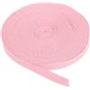 PATIKIL Nastri in Sbieco di Cotone 1cm 9m 100% Nastro Cotone Twill Nastro Rilegatura Fettuccia Spina Pesce per Cucito Regalo Avvolgimento Artigianato Fai Da Te Rosa