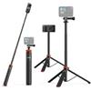 UURig Treppiede estensibile per selfie GoPro Max Hero 10 9 8 7 6 5 4, DJI Osmo Action, Insta 360 One R e altre action camera (127 cm)