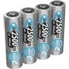 ANSMANN 4x Batterie ricaricabili stilo AA - 2500 mAh 1,2V NiMH - Pila a ricarica veloce - fino a 1000 cicli di ricarica eco-friendly