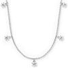 Engelsrufer Collana da donna in argento Sterling 925, con zirconi, chiusura a moschettone, lunghezza: 40 + 4 cm, 44 cm, Argento sterling, Zirconia cubica