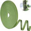 Adiwo - Nastro adesivo per piante con velcro, 25 m, colore verde, richiudibile, double face, 10 mm, autoadesivo, per arrampicata, multiuso, resistente alle intemperie