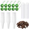 Acrylic 30 Pezzi delle Radici con 30 Kit Coltivazione idroponica, Spugne coltivate di Ricambio,Accessori Idroponici da Giardino per Piante,Kit per Coltivare Qualsiasi Cosa per la Coltura Idroponica