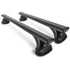 Farad Barre portatutto Aerodynamic Black in alluminio della Farad con kit Lux compatibile con Opel Corsa E 3/5 porte anno 2015-2019 senza corrimano