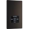 British General BG NBS20G presa per rasoio, 115/240 V, Doppio voltaggio, in acciaio spazzolato screwless black nickel