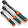 NADOKHI Chiave Dinamometrica 1/4 & 3/8 & 1/2, 3 Pezzi Chiave Dinamometrica Set 3-25Nm/5-60Nm/20-220Nm con 72 Denti Testa a Cricchetto Reversibile, Precisione ±3%, per Bici, Moto, Auto