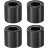 PATIKIL Distanziale Alluminio M10 4pz Distanziali Metallici Alluminio 10,5 Mm ID x 20 Mm OD x 20 Mm L Distanziatore Alluminio a Vite Rotonda per Viti 2/5 o M10 Nero