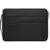HYZUO 13,3-14 Pollici Borsa per Laptop per MacBook Pro 14, MacBook Air/Pro 13, 13,8/13,5 Surface Laptop/Book, Custodia Protettiva per 13 HP Dell Lenovo ThinkPad Asus Acer Samsung, Classico Nero