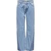 ONLY Onlcobain Reg Wide Colour Bl DNM Cro Pantaloni, Mix Blu Chiaro, 30W x 32L Donna