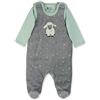 Sterntaler Set Tutina Pagliaccetto, Grigio (Grau 599), (Taglia Unica: 50) Unisex-Bimbi