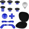 AXFEE Levette Analogiche in Metallo, 13 in 1 Palette Paddles Levette per Xbox One/One S X/Elite Series Controller, Analogici Magnetici Tasti per Xbox Series Joystick-Blu