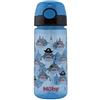 Nuby Nûby - Tazza in Silicone a pressione con cannuccia morbida - Blu - 540ml - 3 anni+