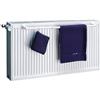XIMAX - Supporto per Asciugamani per radiatore Compatto, Lunghezze: 540, 740, 940 mm, Bianco o Cromato, Bianco, 740 mm