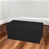 Talamo Italia - Pouf Aceto, Poltrona multiuso, Poltroncina sacco, Pouf poggiapiedi, Made in Italy, 40x90 h42 cm, Nero