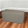 Talamo Italia - Pouf Aceto, Poltrona multiuso, Poltroncina sacco, Pouf poggiapiedi, Made in Italy, 40x90 h42 cm, Tortora