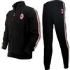 AC Milan Pigiama Tuta Ragazzo Full Zip in Felpa Prodotto Ufficiale Art. MI15133 (Nero, 14 Anni)