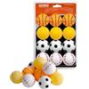 GEWO Sports-Mix - Palline da ping pong in plastica, 40+, design sportivo, 12 palline colorate di alta qualità, per bambini, diversi design, diametro 40 mm