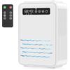Lightswim Deumidificatore aggiornato (telecomando) per camera da letto, serbatoio dell'acqua da 2,8 l, 75 m², piccolo deumidificatore silenzioso per cantina, casa, bagno, con spegnimento automatico, luce LED 7