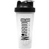 Warrior Supplements - Bottiglia in stile shaker per proteine, con sfera interna, 600 ml