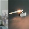 Licht-Erlebnisse Applique interna Picture light design classico luce per quadri bianco 2xG9 ideale per parete cornice in camera da letto salotto