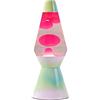 I-TOTAL® - Lampada Lava Spaceship Colorata Effetto Bolle Ipnotico, Design Retrò, Cera Fluida, Luce Rilassante, Lampada Decorativa per Casa e Ufficio (RAINBOW DREAM)