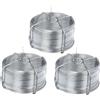 Alberts GAH-Alberts 530440 530020 - Bobina metallica zincata, diametro filo 0,8 mm, lunghezza 50 m, set da 3 pezzi