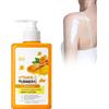 Luthasolic Vitamina C and Turmeric Body Lozione, 300 ml, lozione illuminante per il corpo vitamina C, crema idratante per pelle secca, lozione per il corpo e il viso