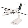 Herpa Modellino aereo Snap-Fit Olympic Air DHC-8-100, miniatura scala 1:100, pezzo da collezione, modello con supporto, plastica
