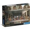 Clementoni - Puzzle 1000 Pezzi Arte per Adulti e Ragazzi, Museum Collection, Tema Cenacolo di Leonardo Da Vinci, Compact Box con Poster Incluso, Idea Regalo Made in Italy, 70x50 cm, 39965