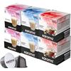 Caffè Karoma Karoma capsule compatibili con Nescafè Dolce Gusto Mix 96 Capsule Ginseng Classico, Amaro e Rosso