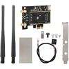 Yosoo Health Gear M.2 NGFF Card, M.2 NGFF a PCI-E 1X Desktop WIFI WLAN Adapter Convertitore di schede di rete per 8260 7265 1535 7260