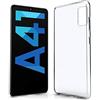 N NEWTOP Custodia Cover Compatibile con Samsung Galaxy A41, Morbido TPU CLEAR Gel Silicone Anti Graffio Trasparente Slim Sottile Flessibile Case Posteriore Proteggi