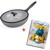 MONETA MELODIA FINEGRES WOK 30 CM 1 MANICO CON COPERCHIO E LIBRO