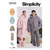 Simplicity Cartamodello S9456 Unisex Oversize Felpe, Pantaloni e Stivaletti