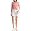 United Colors of Benetton Bermuda 4CV0592G5 Pantaloncini, Bianco Ottico 101, 42 Donna