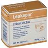 ESSITY ITALY SpA Cerotto in rocchetto leukopor ipoallergenico tessuto non tessuto bianco 2,5x920 cm con dispenser - LEUKOPOR - 900288299