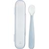 CHICCO (ARTSANA SpA) Chicco cucchiaio silicone con case grigio 6 mesi+ - Chicco - 989260474