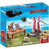 PLAYMOBIL DreamWorks Dragons 9461, Skaracchio con lanciatore di pecore, Dai 4 anni