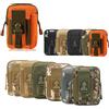 ZhaoCo Marsupio Tattica EDC Pouch Camo Multiuso Sacchetto Militare di Nylon Tattico Da Cintura Borsello Porta Cellulare Hiking Campeggio - Arancia