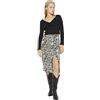 Trendyol Gonna Longuette in Maglia Aderente da Donna, Marrone Scuro, S