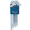 Bosch Professional Set di Chiavi Angolari Torx da 9 Pz (10,0 - 50,0 Mm)