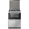 Candy Cucina a Gas con Forno Elettrico e Lavastoviglie Incassata Larghezza x Profondità 60x60 cm colore Argento - TRIO4GXNT/1
