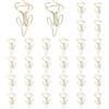 PATIKIL Graffetta Carina Fermagli a Fiore in Metallo Oro 30pz | Divertenti Segnalibri Planner Clip Morsetti, per Ufficio Casa Forniture Scrivania Organizzazione File Decorazione Matrimonio