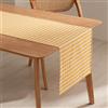 GAMUSI Runner da tavolo rettangolare antimacchia impermeabile Vichy a quadri, 45 x 170 cm, tessuto di cotone traspirante e morbido, colore giallo
