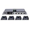 PremiumCord HDMI 1-4 Splitter + Extender Tramite Cat6/6a/7, Full HD 1080p 60Hz a 70 m, Alloggiamento in Metallo, 2 Destinatari con Alimentatore, Dolby TrueHD, 3D, EDID, CEC, HDCP2.2