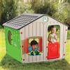 STARPLAST Casa Casetta Gioco in Resina PVC da Gioco Giocattolo per Bambini cm140X108X115h